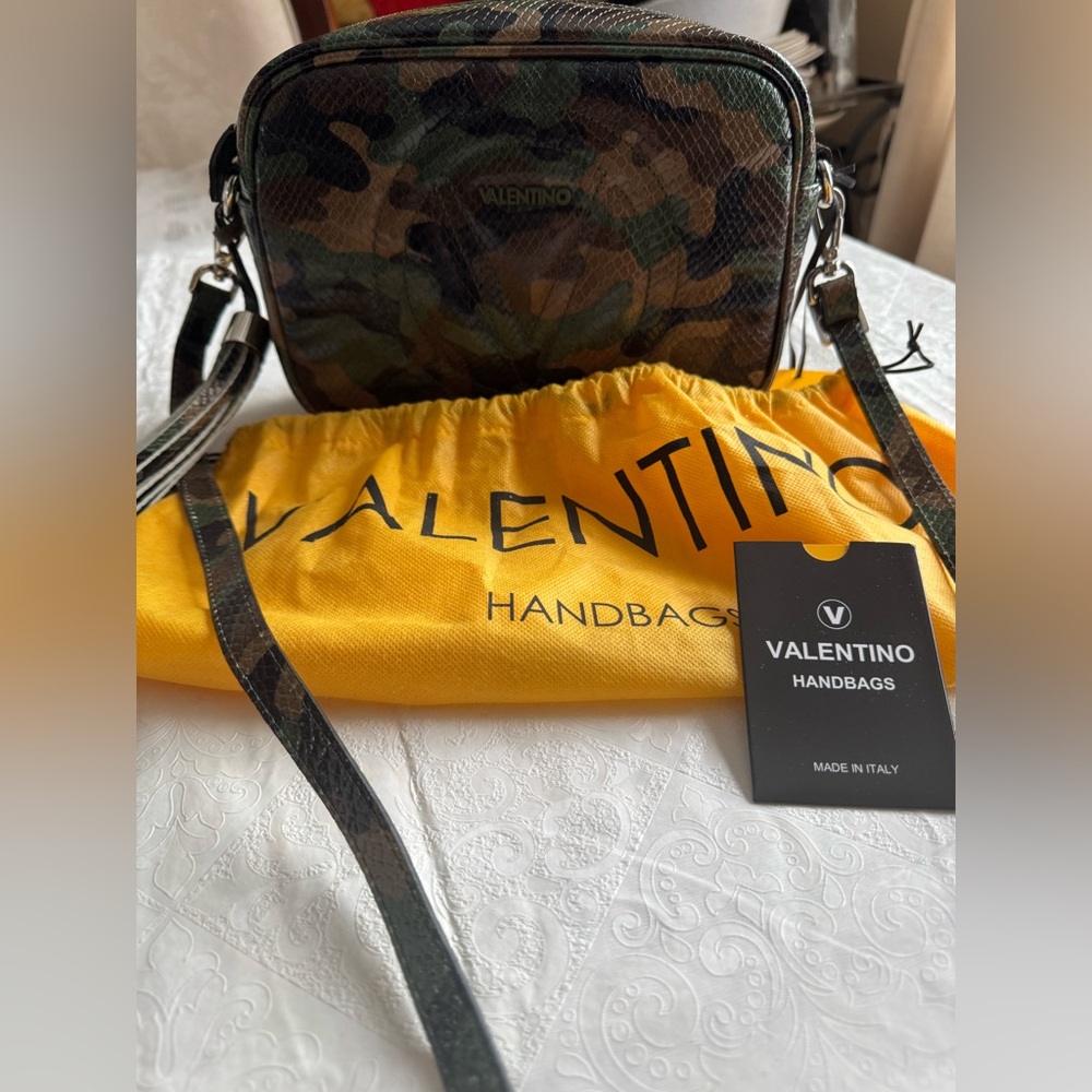 NWT Valentino Camouflage Crossbody Bag
